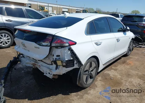 2020 Hyundai Ioniq Hybrid Limited из США, поврежденный, VIN KMHC05LC5LU212353